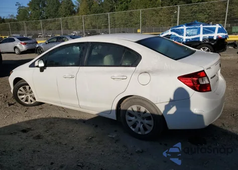 2012 Honda Civic Lx из США, поврежденный, VIN 2HGFB2F59CH324133